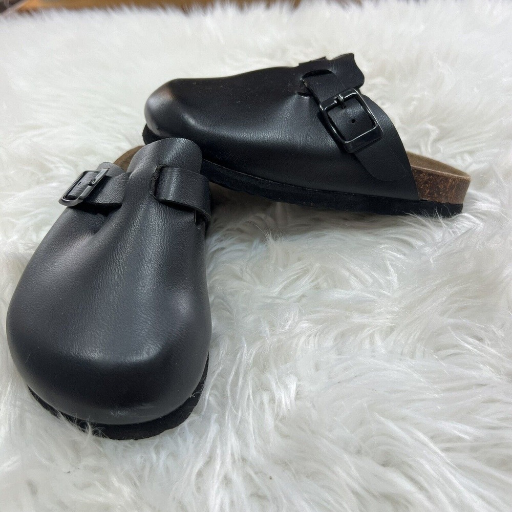 Jumbo Coco Black Slip On Loafer kids casual shoes Open Back Size 10.5 Girls
